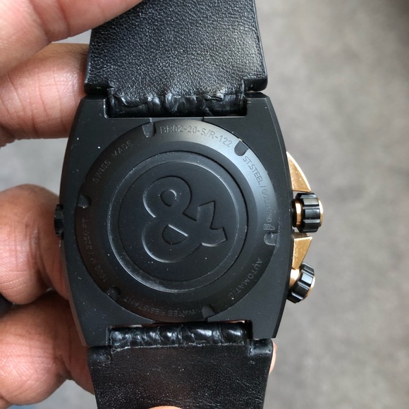 18k Rose Gold Bell & Ross automatic watch - Picture 4 of 4